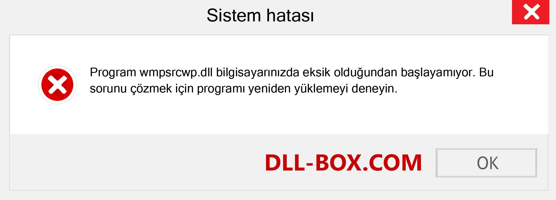 wmpsrcwp.dll dosyası eksik mi? Windows 7, 8, 10 için İndirin - Windows'ta wmpsrcwp dll Eksik Hatasını Düzeltin, fotoğraflar, resimler